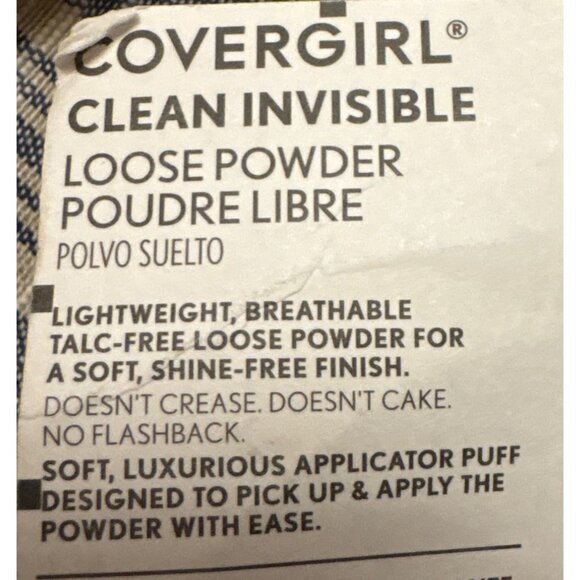 Covergirl Clean Invisible Loose Powder Talc-Free Translucent Light 110 ShineFree - Picture 4 of 5